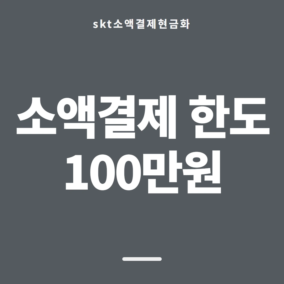 품티켓 SKT 소액결제 현금화 시작 전 점검 안내 이미지